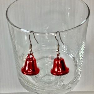 Red Christmas Bell Earrings 3 for $20